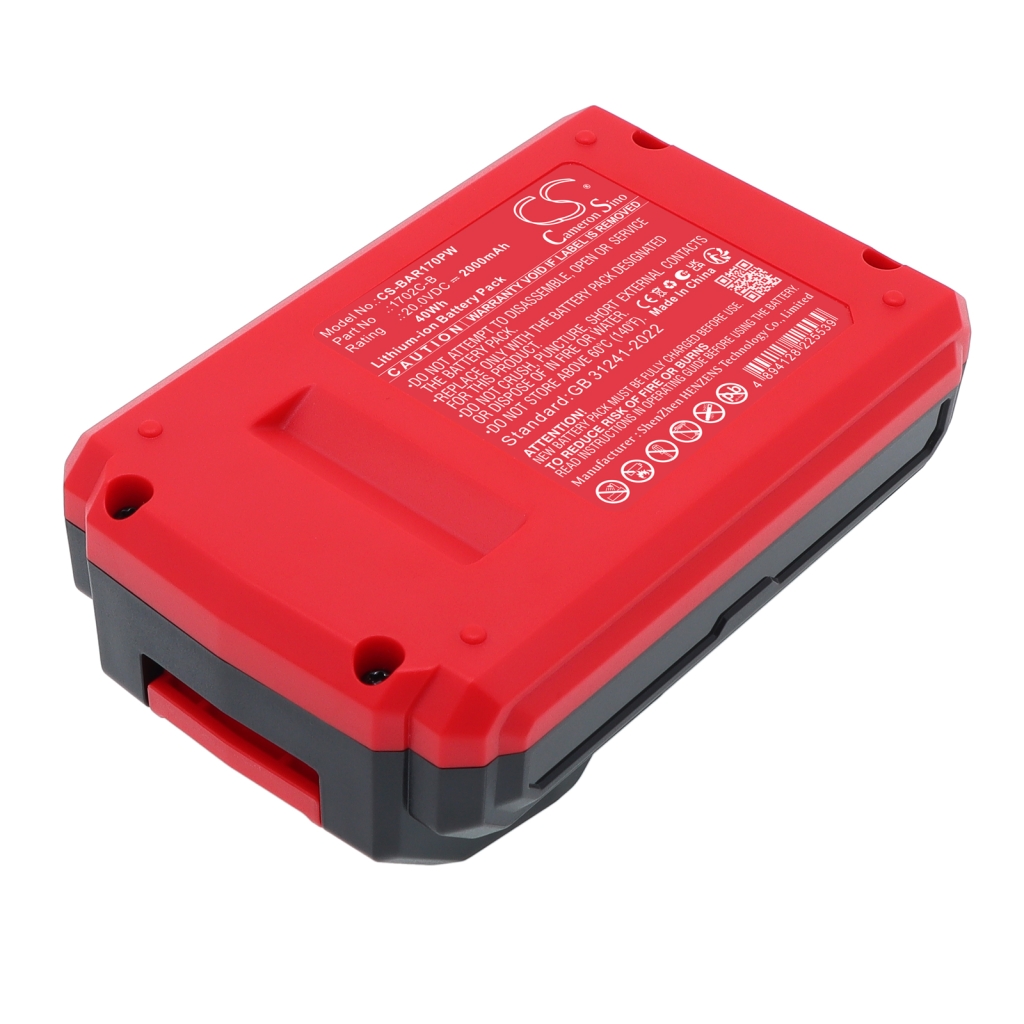 Battery compatible with Bauer CS-BAR170PW