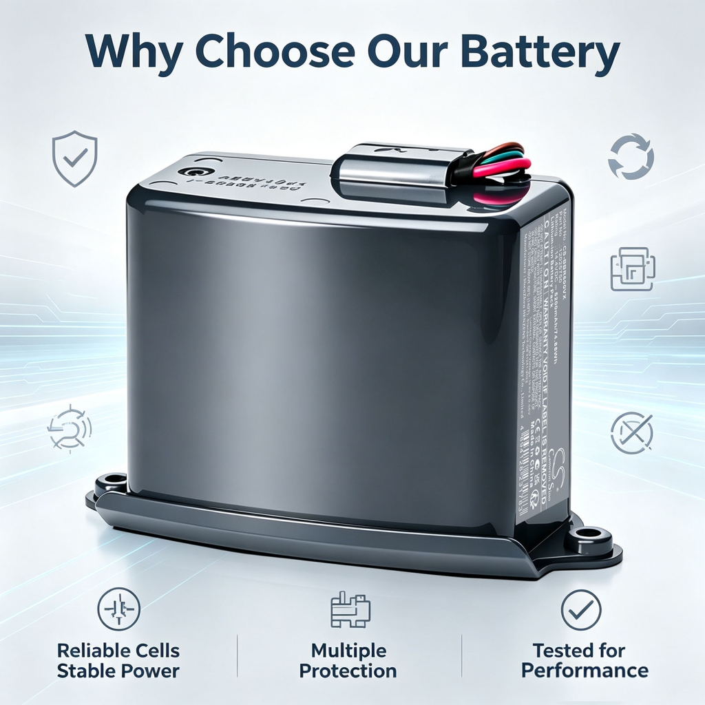 Battery compatible with Bosch