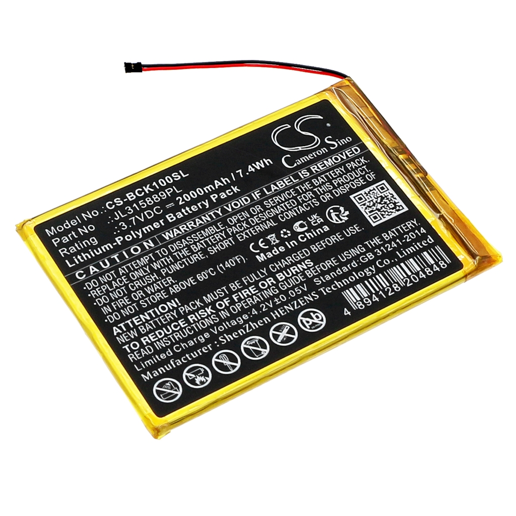Batérie pre elektronické knihy, elektronické čítačky Bookeen CS-BCK100SL