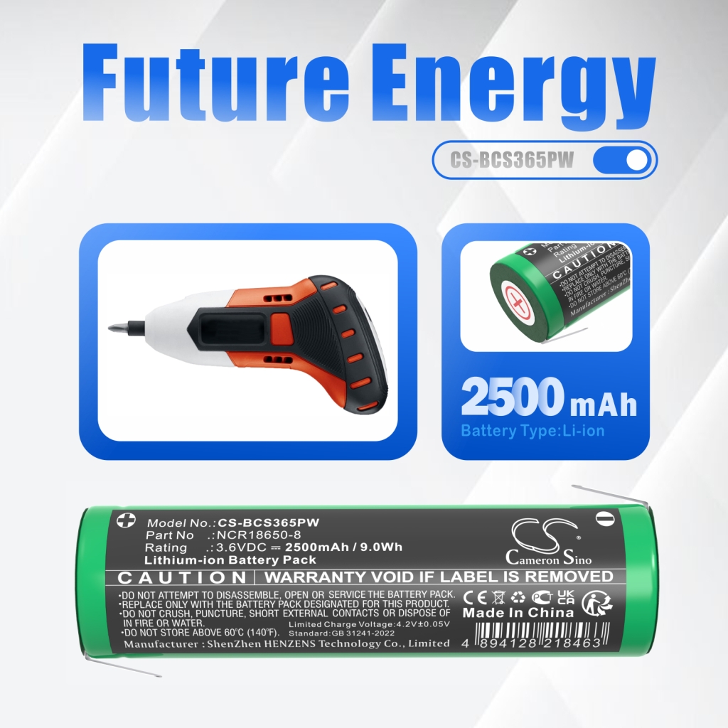 Baterie industriální Black & decker CS-BCS365PW