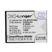 CS-BDV510SL<br />Batteries for   replaces battery 100B