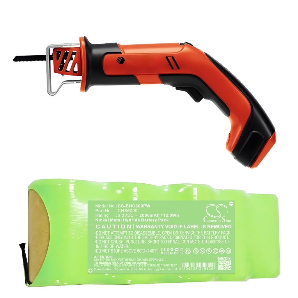 Priemyselné batérie Black & decker CS-BHC600PW