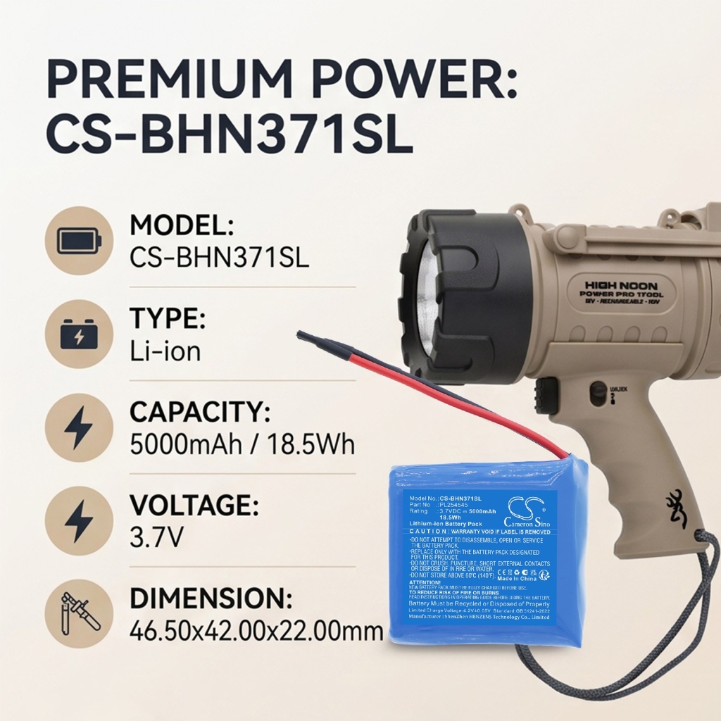 Baterie kompatibilní s Browning CS-BHN371SL