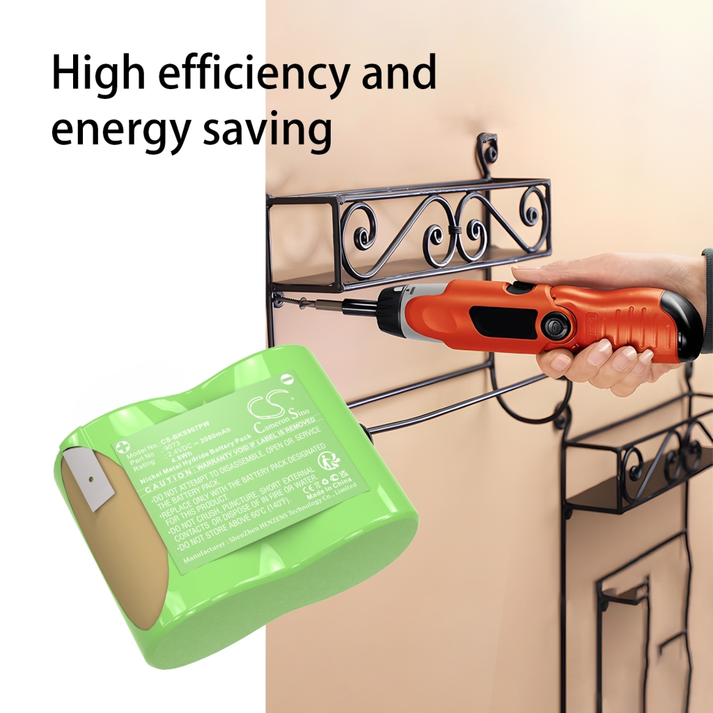 Priemyselné batérie Black & decker CS-BKS907PW