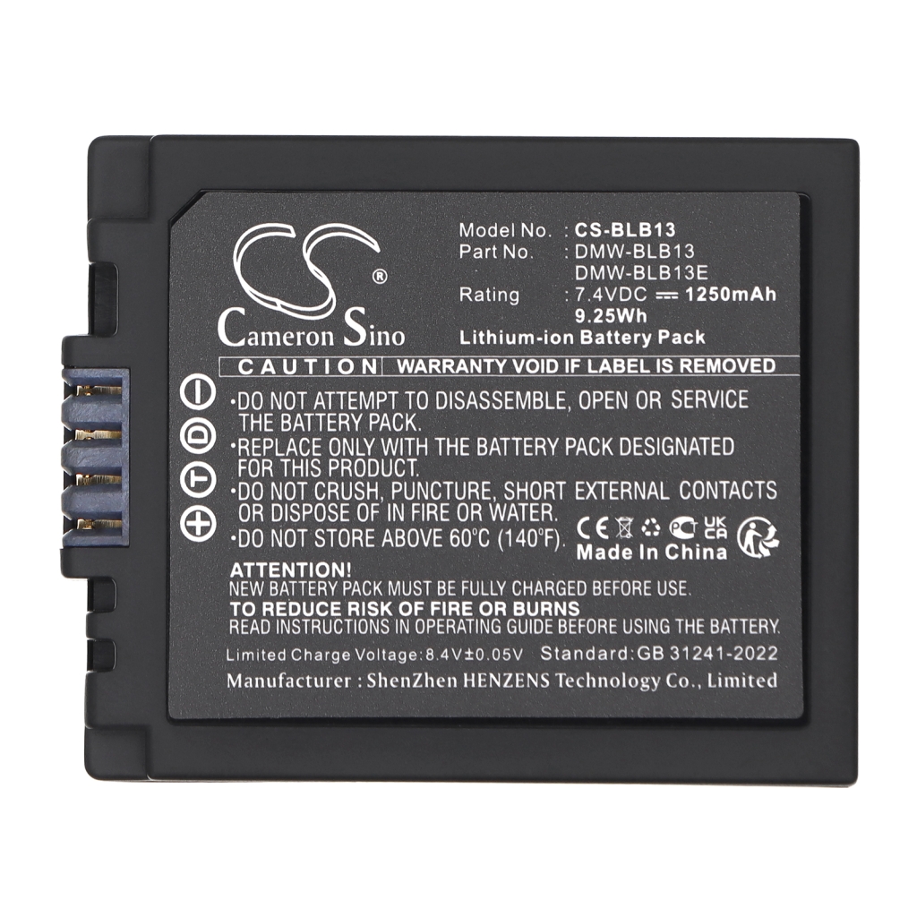 Battery compatible with Panasonic CS-BLB13