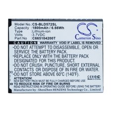 Compatible battery replacement for BLU C665104200T,C765804200L