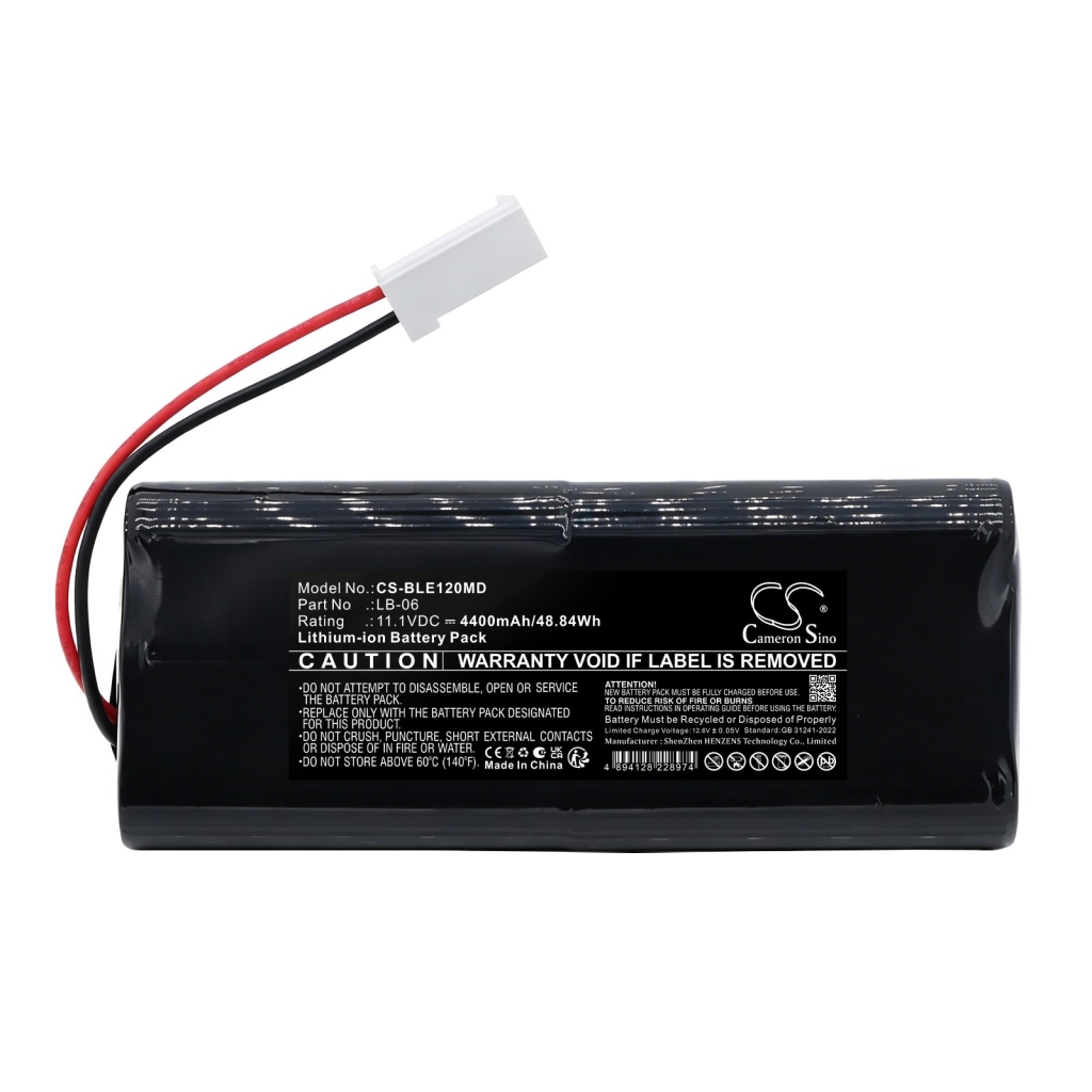 Battery compatible with Biolight CS-BLE120MD