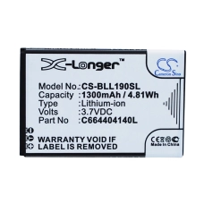Compatible battery replacement for BLU C664404140L,C664404140T