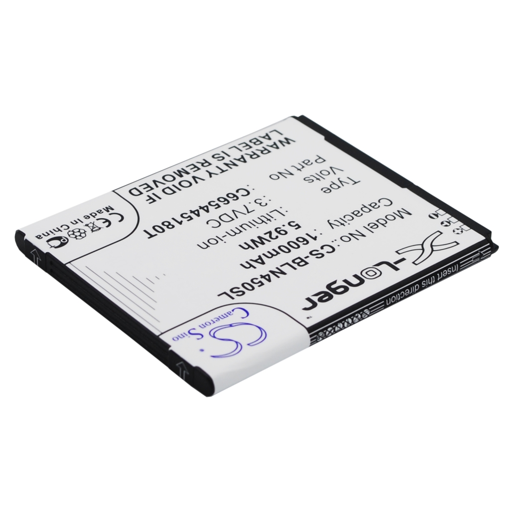 Battery compatible with BLU CS-BLN450SL