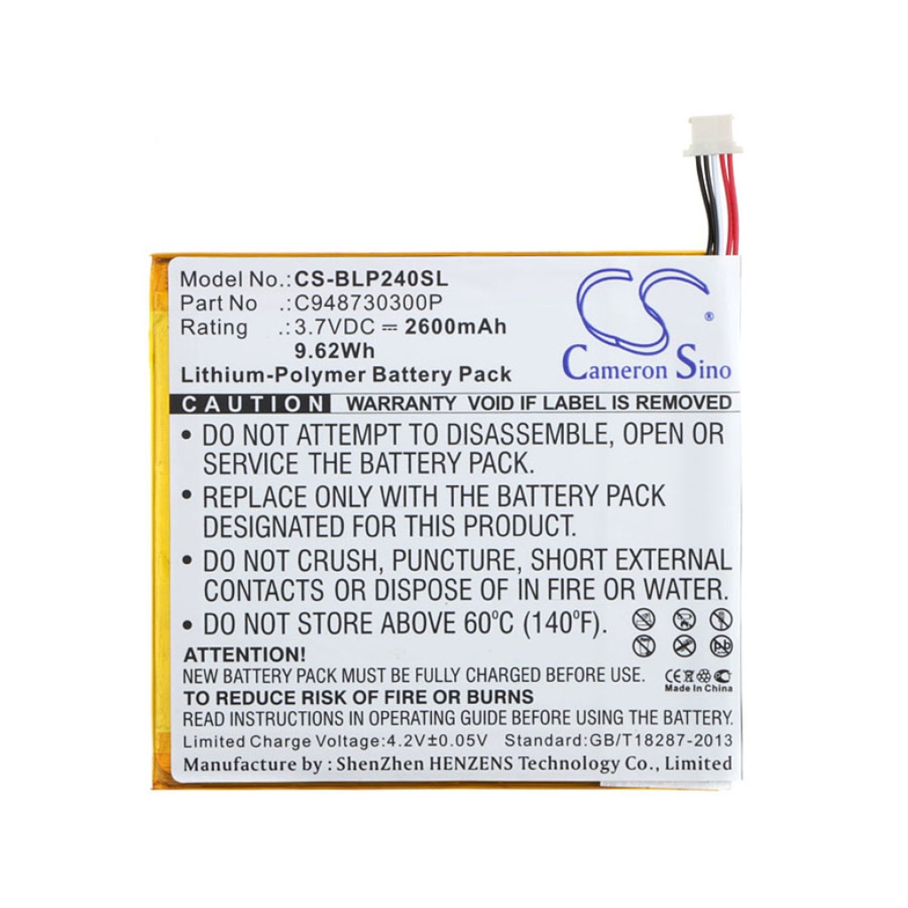 Batéria pre tablet Blu CS-BLP240SL