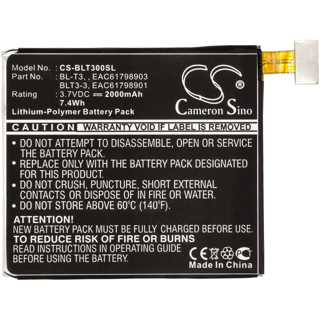 Batéria pre tablet LG CS-BLT300SL