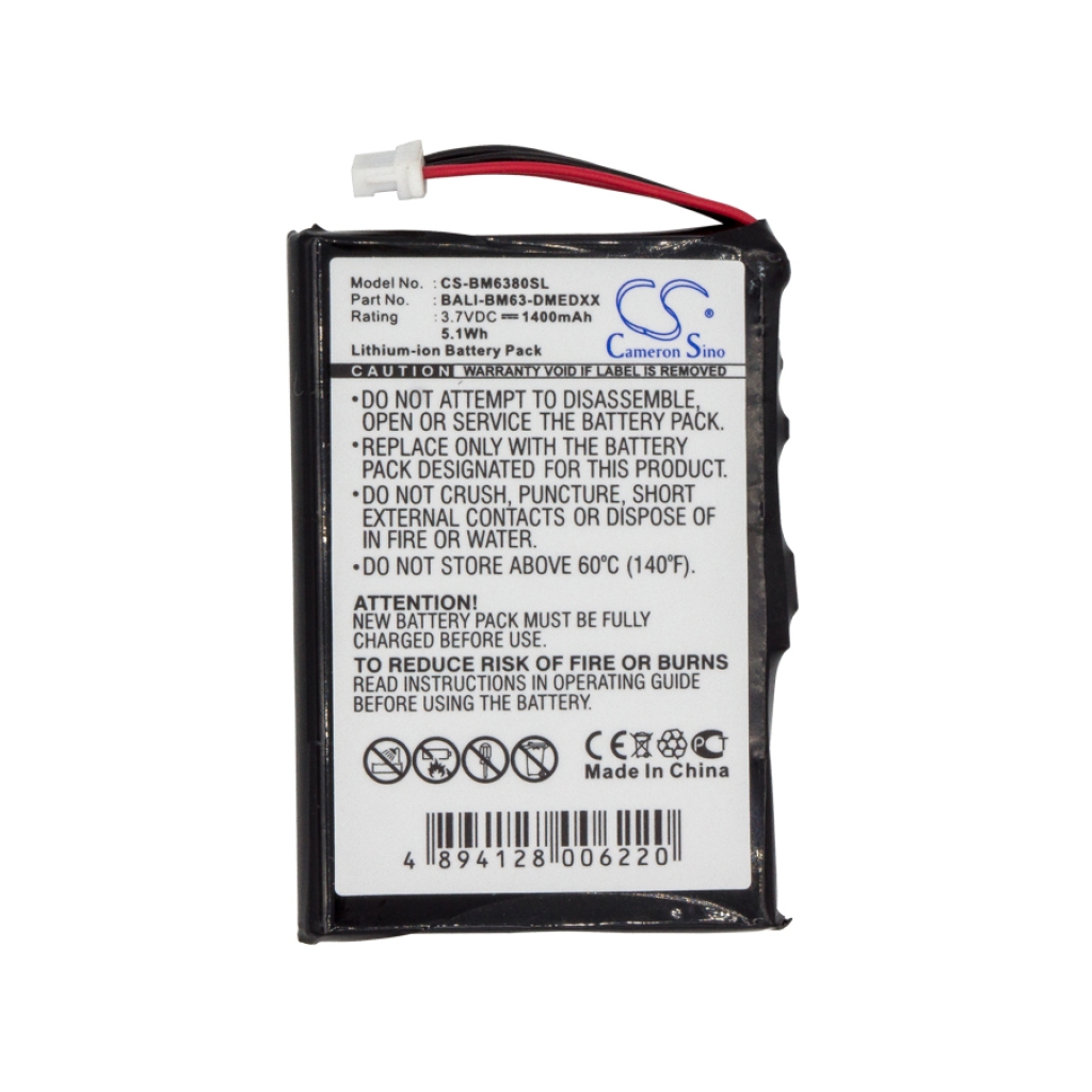 Batéria GPS, navigátora BlueMedia CS-BM6380SL