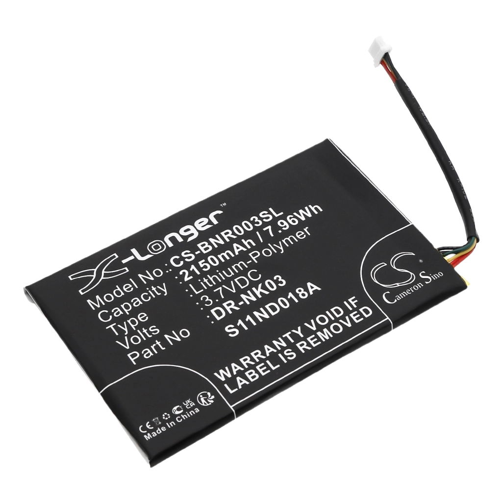 Ebook, eReader Battery Barnes & noble CS-BNR003SL