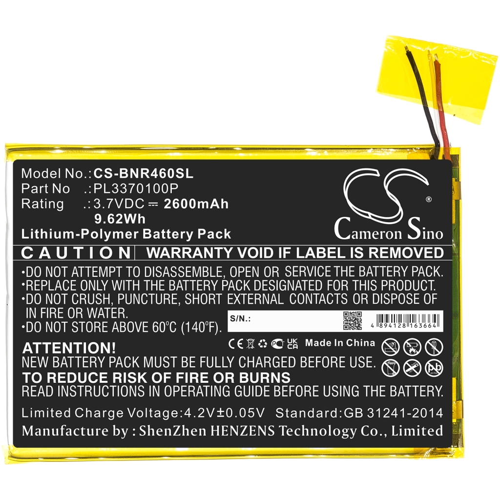 Batéria pre tablet Barnes & noble CS-BNR460SL