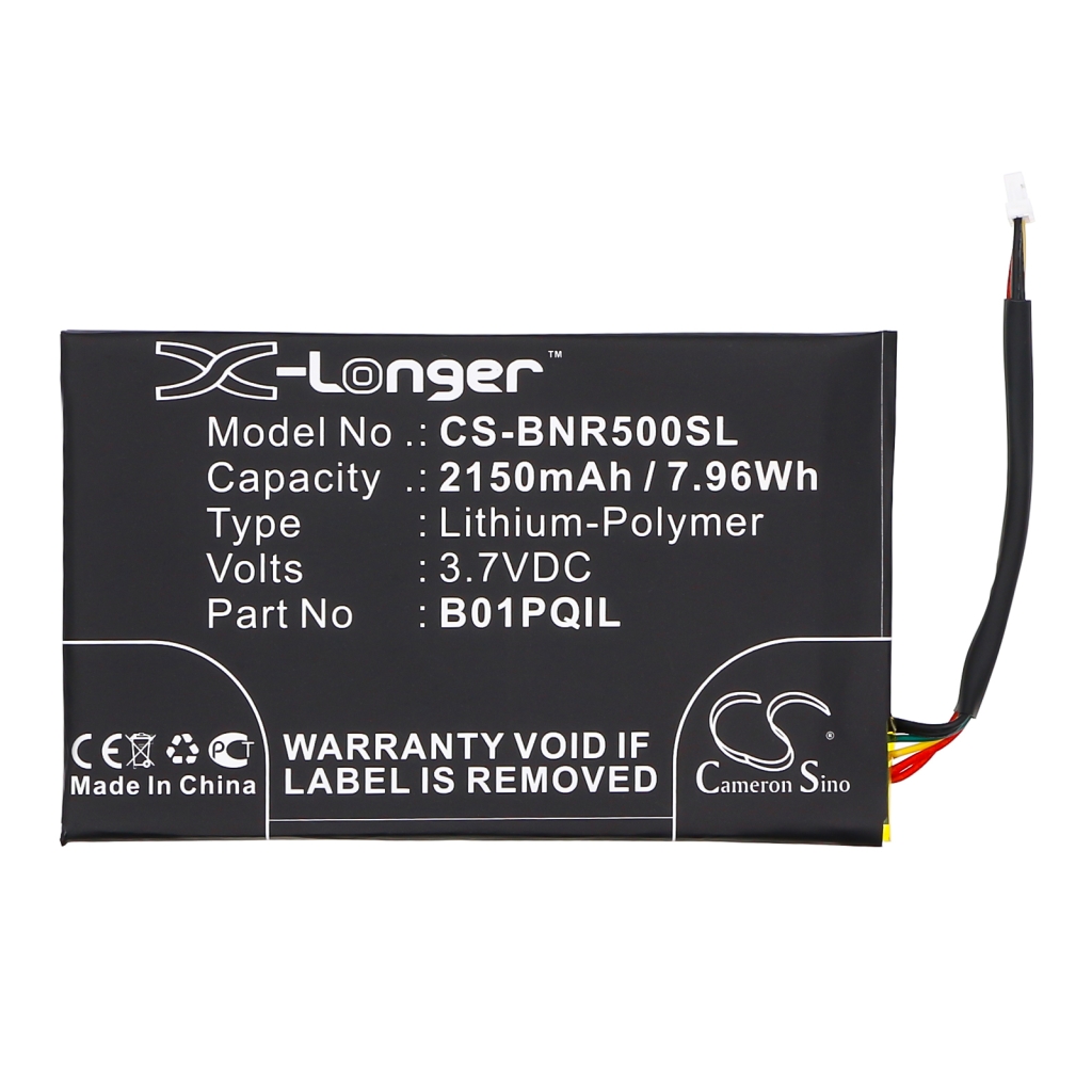 Batérie pre elektronické knihy, elektronické čítačky Barnes & noble CS-BNR500SL