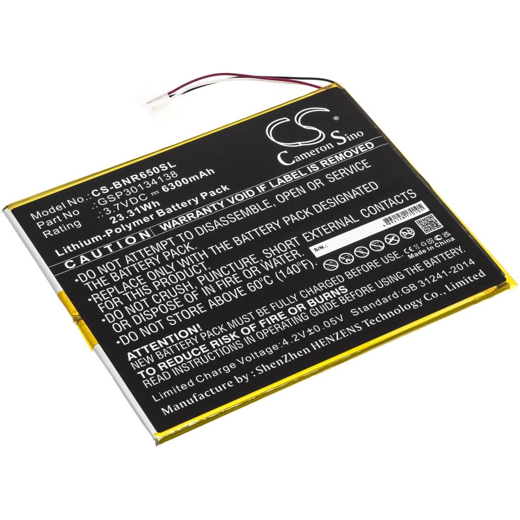 Batéria pre tablet Barnes & noble CS-BNR650SL