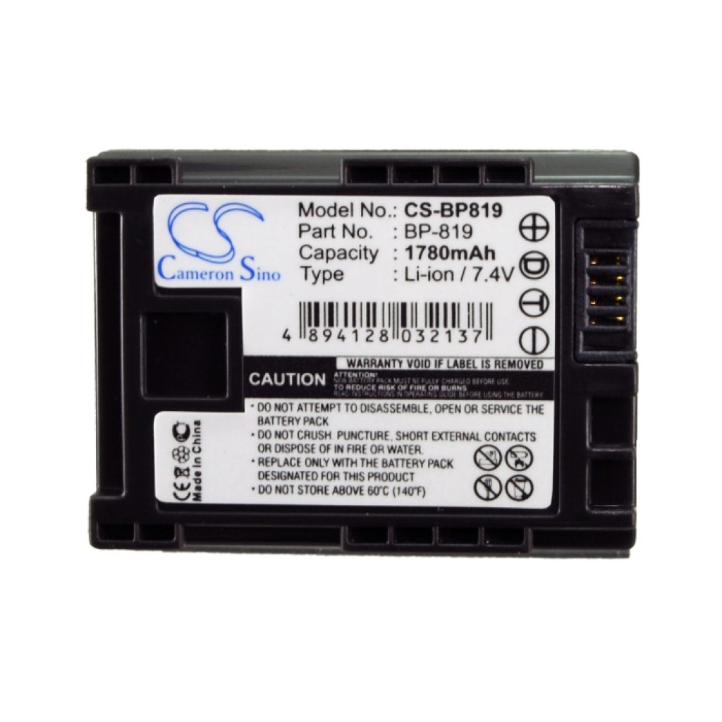 Camera Battery Canon VIXIA XA10