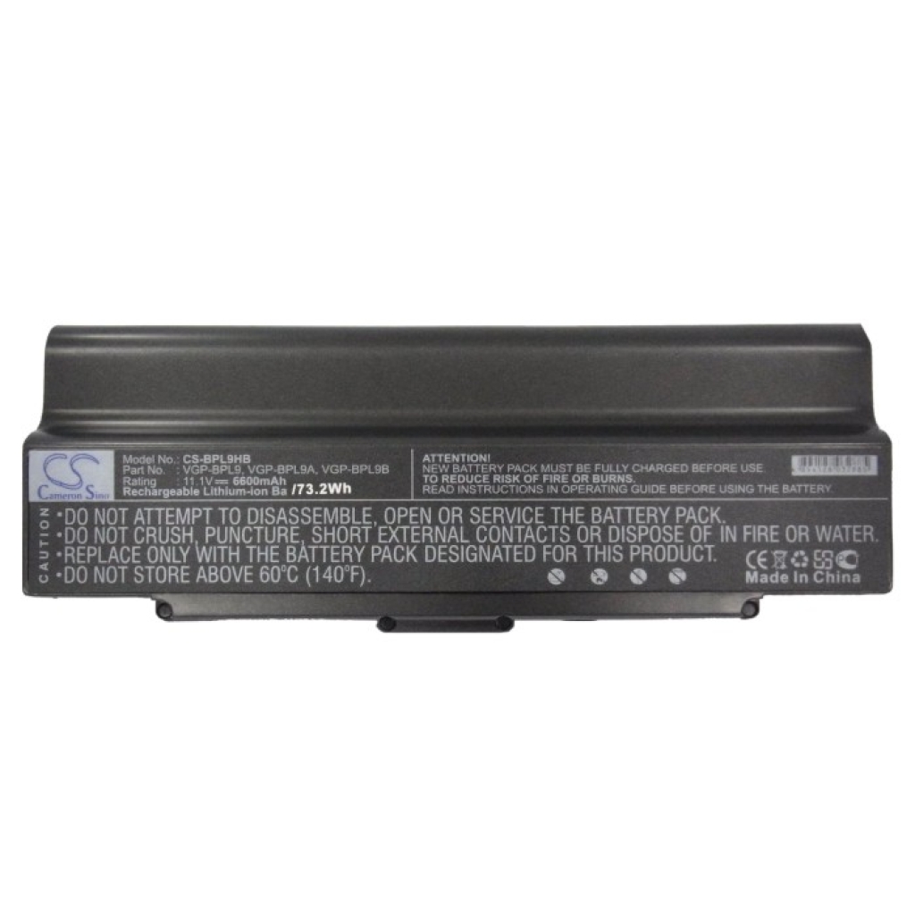 Notebook battery Sony VAIO VGN-CR110