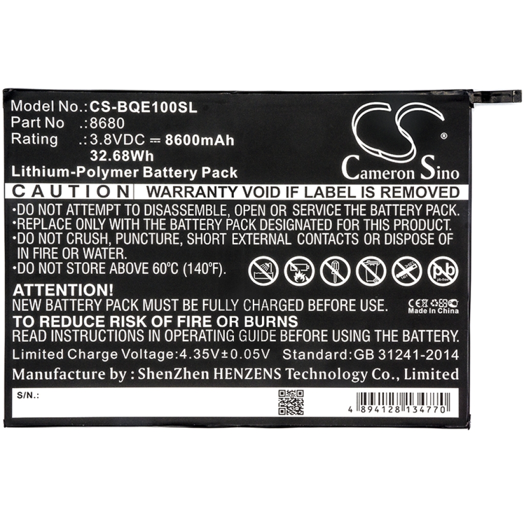 Batéria pre tablet Bq CS-BQE100SL