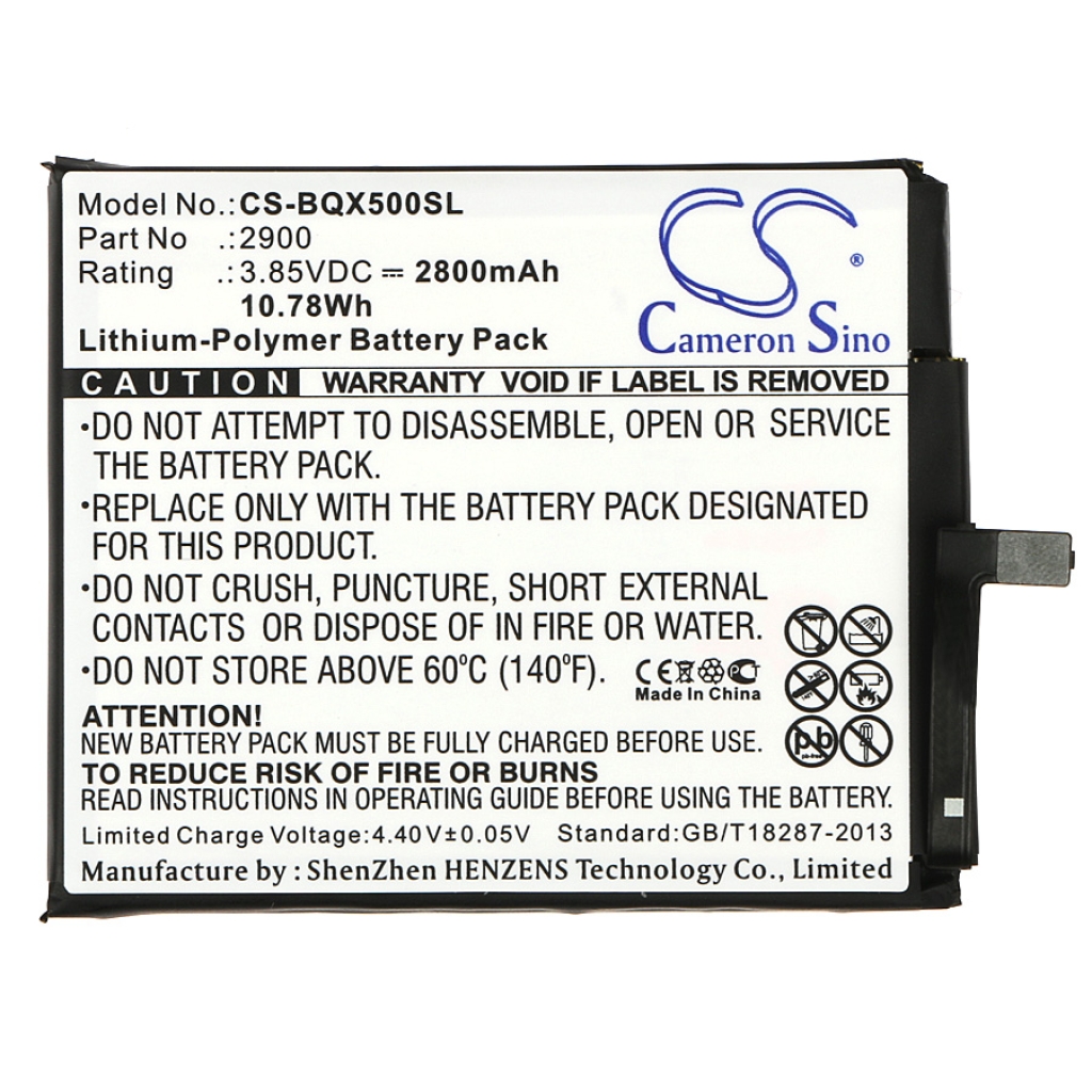 Batérie pre mobilné telefóny Bq CS-BQX500SL