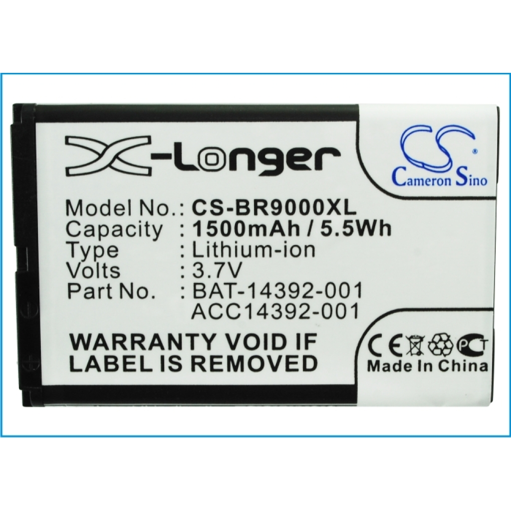 Batteries compatible with BlackBerry Bold 9000 9030 9220 CS-BR9000XL