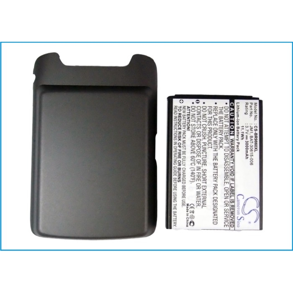 Cameron Sino CS-BR9860XL baterie 3000mAh + zadní kryt – čelní pohled