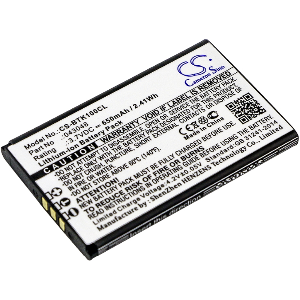 Batéria pre bezdrôtový telefón Bt CS-BTK100CL