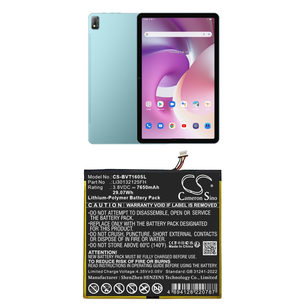 Tablet Battery Blackview CS-BVT160SL