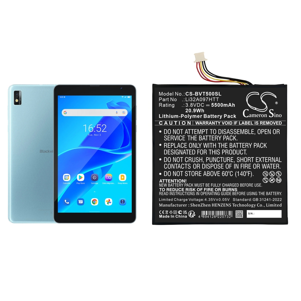 Tablet Battery Blackview CS-BVT500SL
