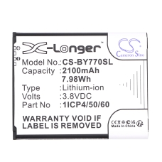 Kompatibilní náhrada baterie za KODAK 1ICP4/50/60-210AR