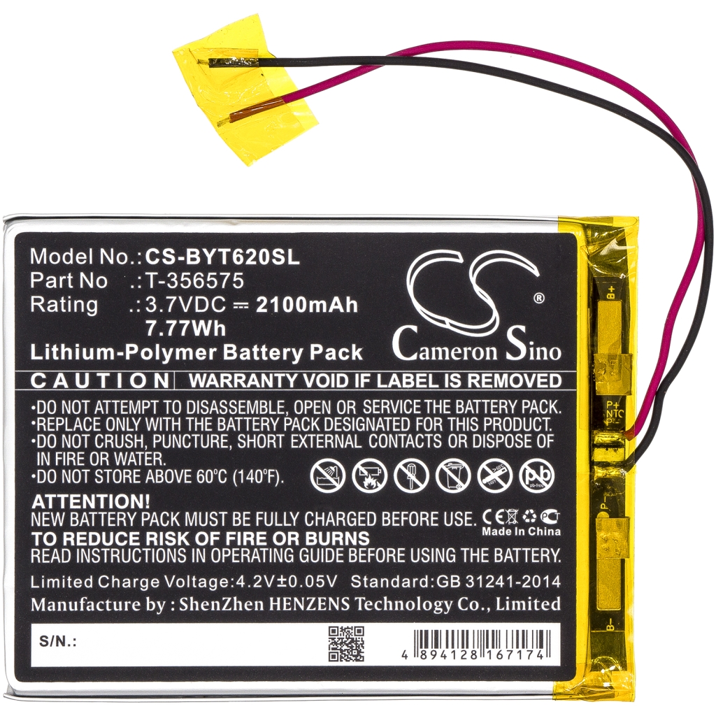 Batérie pre elektronické knihy, elektronické čítačky Boyue CS-BYT620SL