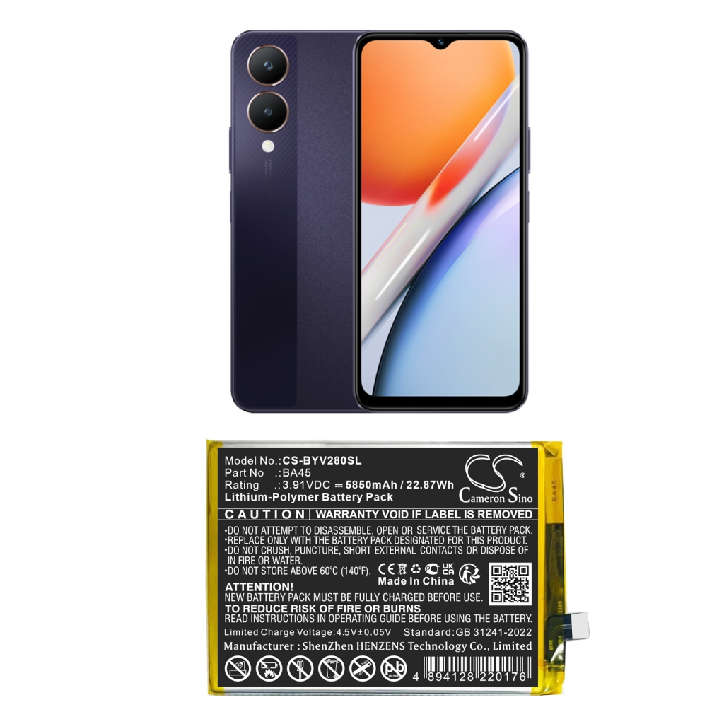 Mobile Phone Battery Vivo V2318A