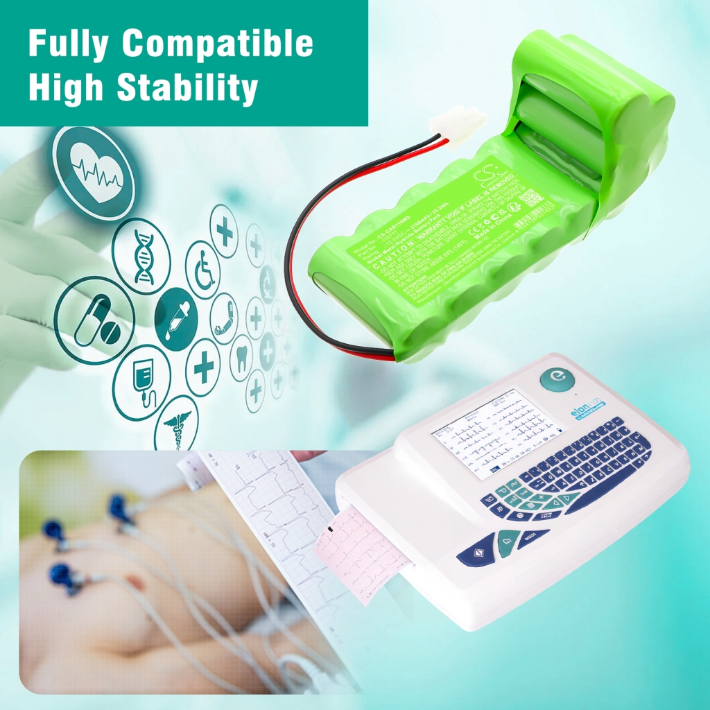 Medical Battery Cardioline CS-CAR110MD