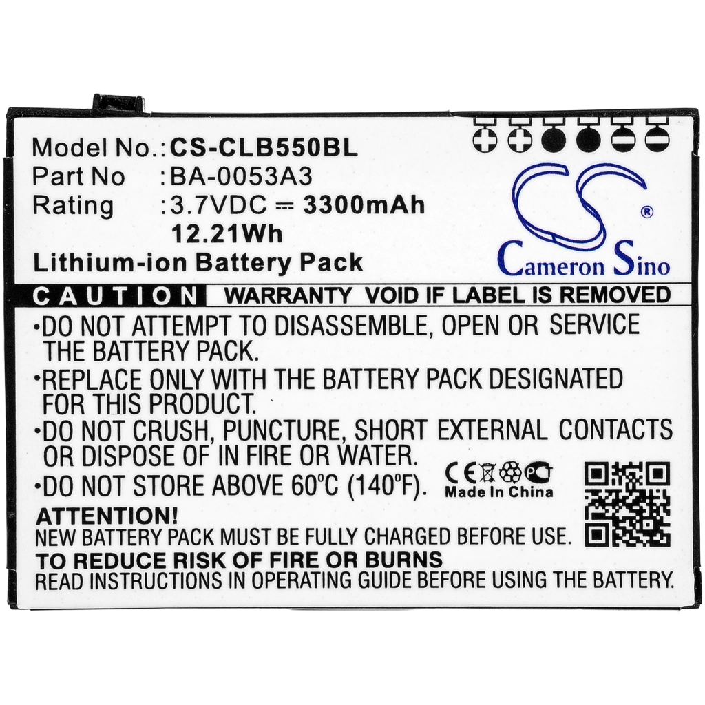 Baterie do skenerů Cipherlab CS-CLB550BL