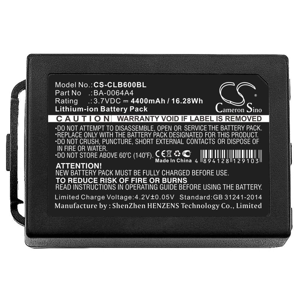 Batéria pre čiarový kód, skener Cipherlab CS-CLB600BL