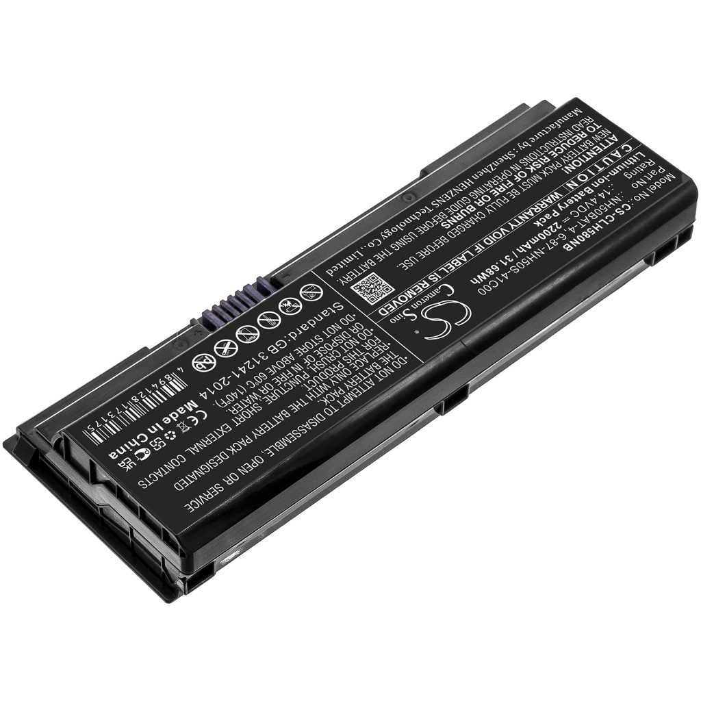 Notebook battery CLEVO NH57RH