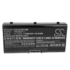 Compatible battery replacement for HASEE PB50BAT-6,PB50BAT-6-62