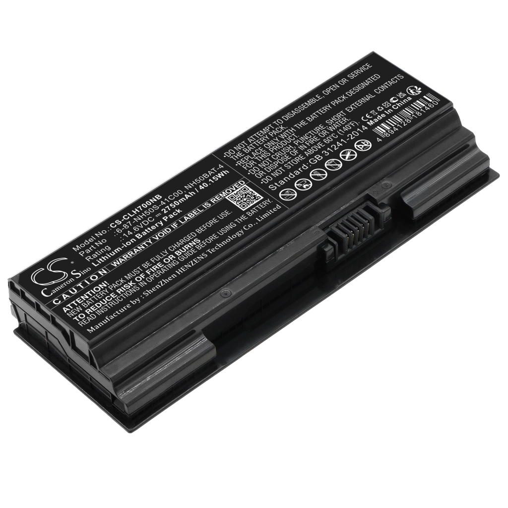 Notebook battery CLEVO NH50RA