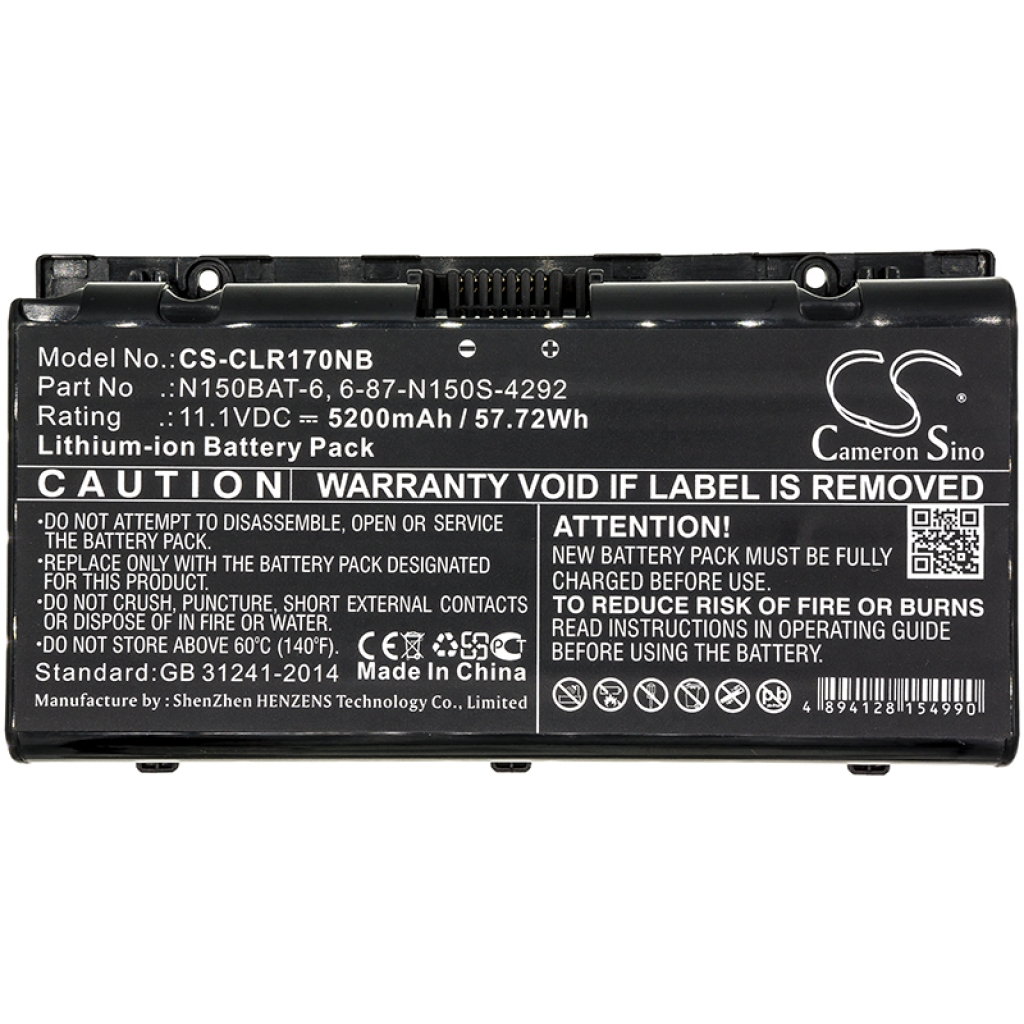 Batéria notebooku CLEVO CS-CLR170NB