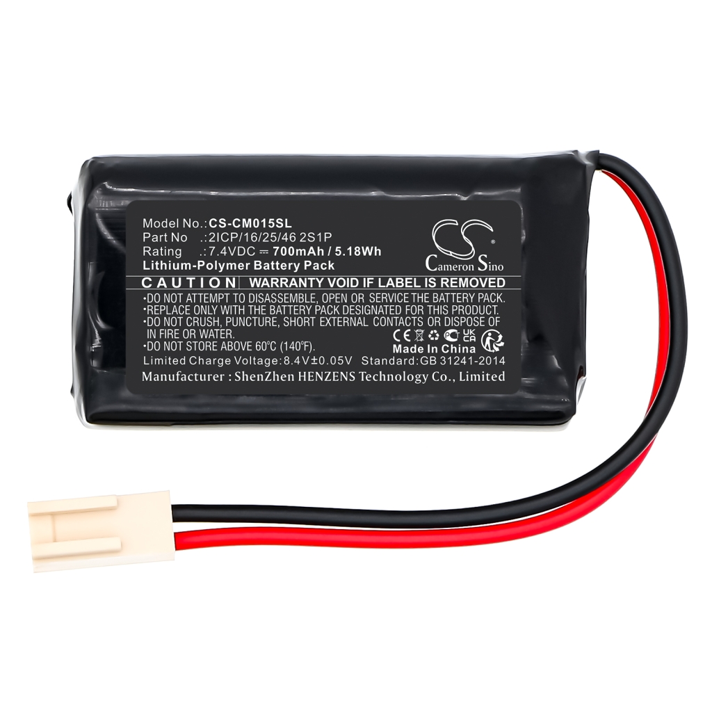 Sestavený balíček baterií kompatibilní s Neptolux CS-CM015SL