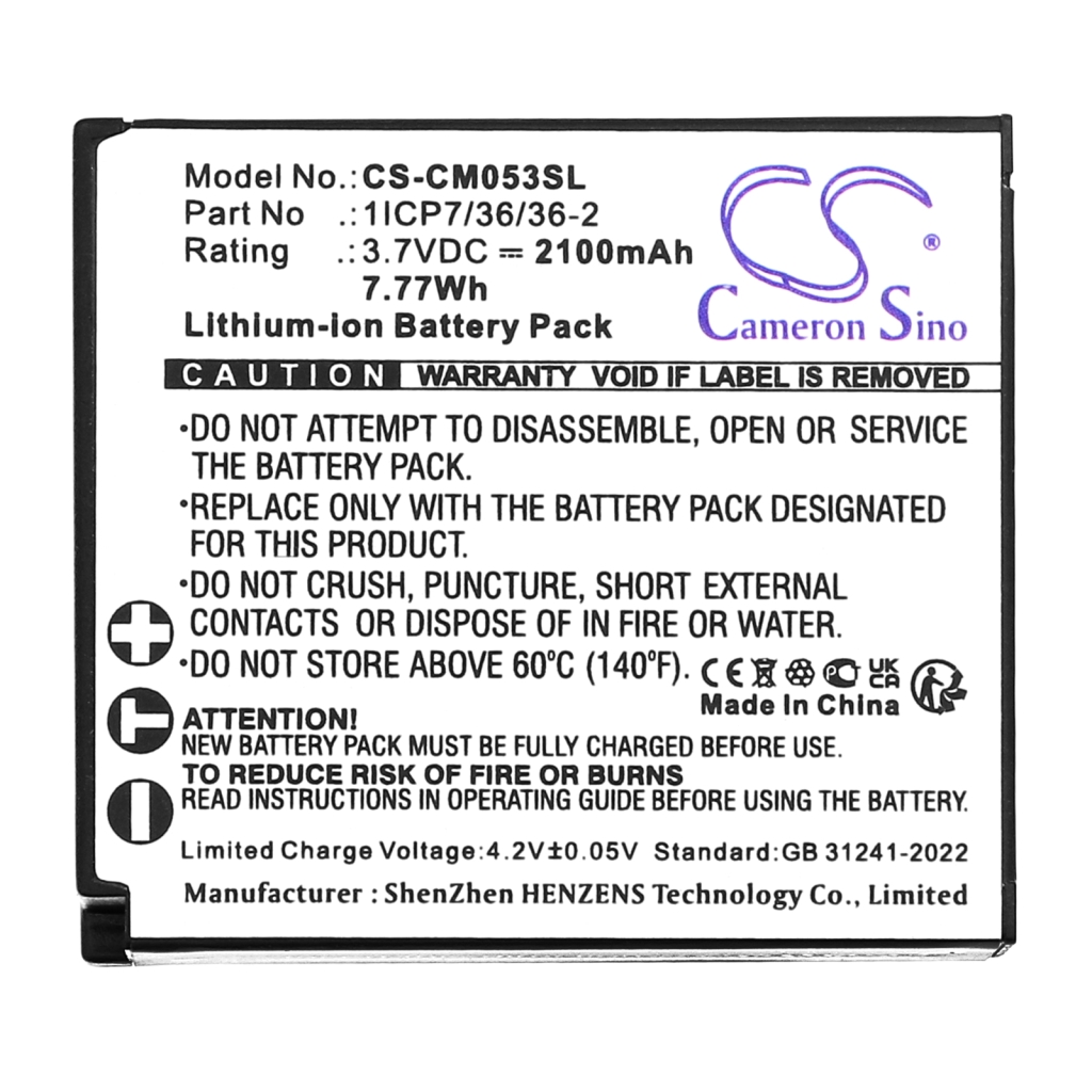 Zmontované batériové súpravy CS-CM053SL