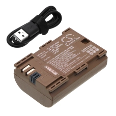 Compatible battery replacement for Canon LP-E6,LP-E6N,LP-E6NH,LP-E6P