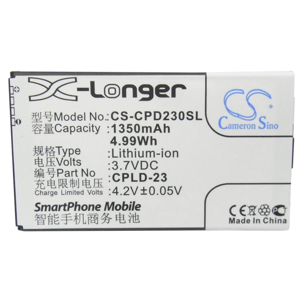 Baterie kompatibilní s Coolpad CS-CPD230SL