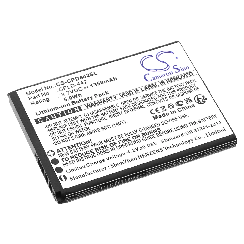 Batérie pre mobilné telefóny Coolpad CS-CPD442SL