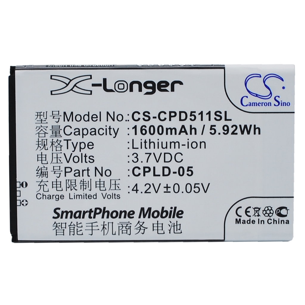 Baterie kompatibilní s Coolpad CS-CPD511SL