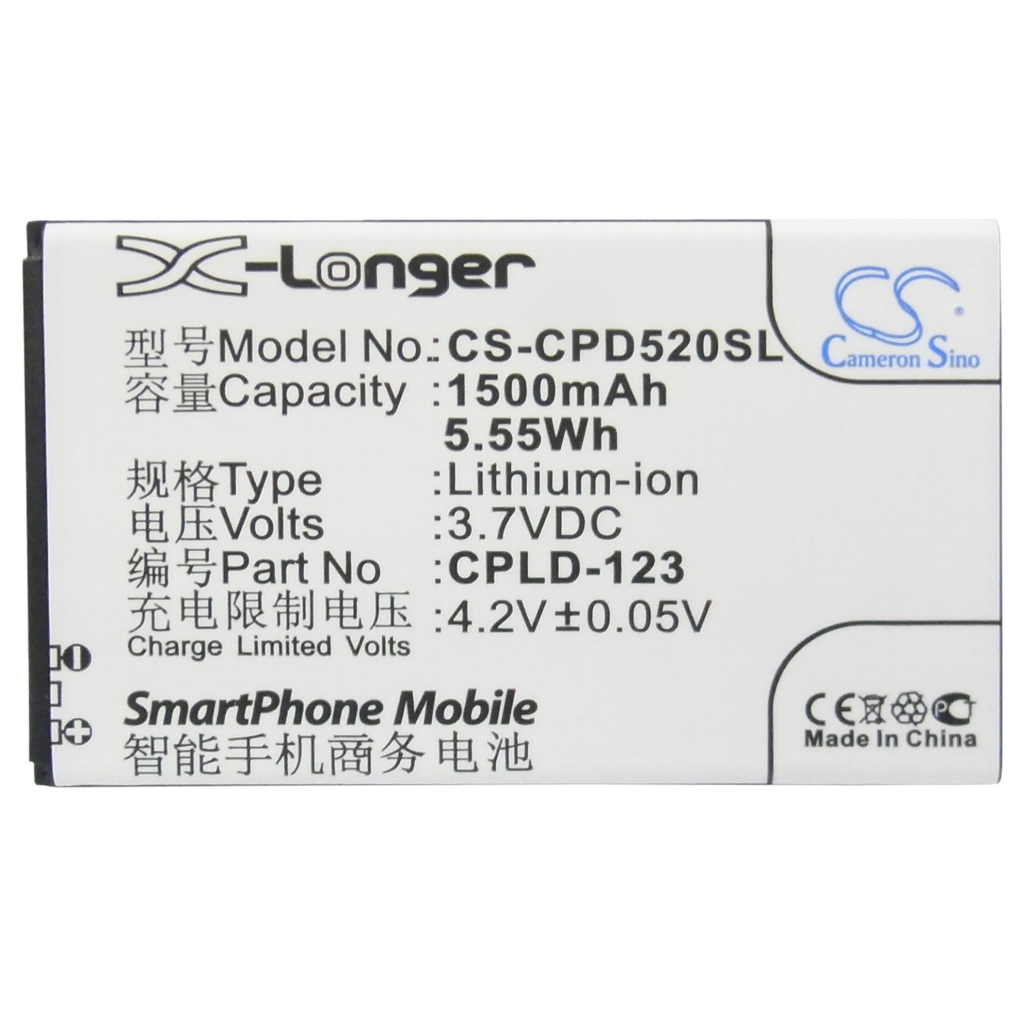 Baterie kompatibilní s Coolpad CS-CPD520SL