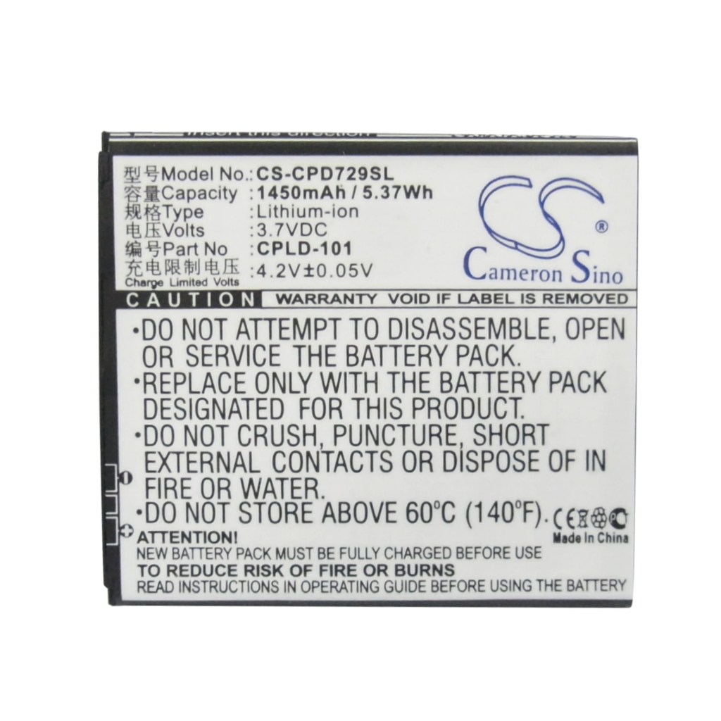 Batérie pre mobilné telefóny Coolpad CS-CPD729SL
