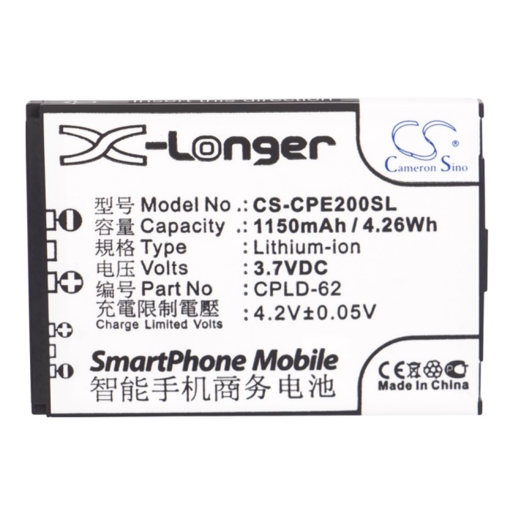 Baterie kompatibilní s Coolpad CS-CPE200SL