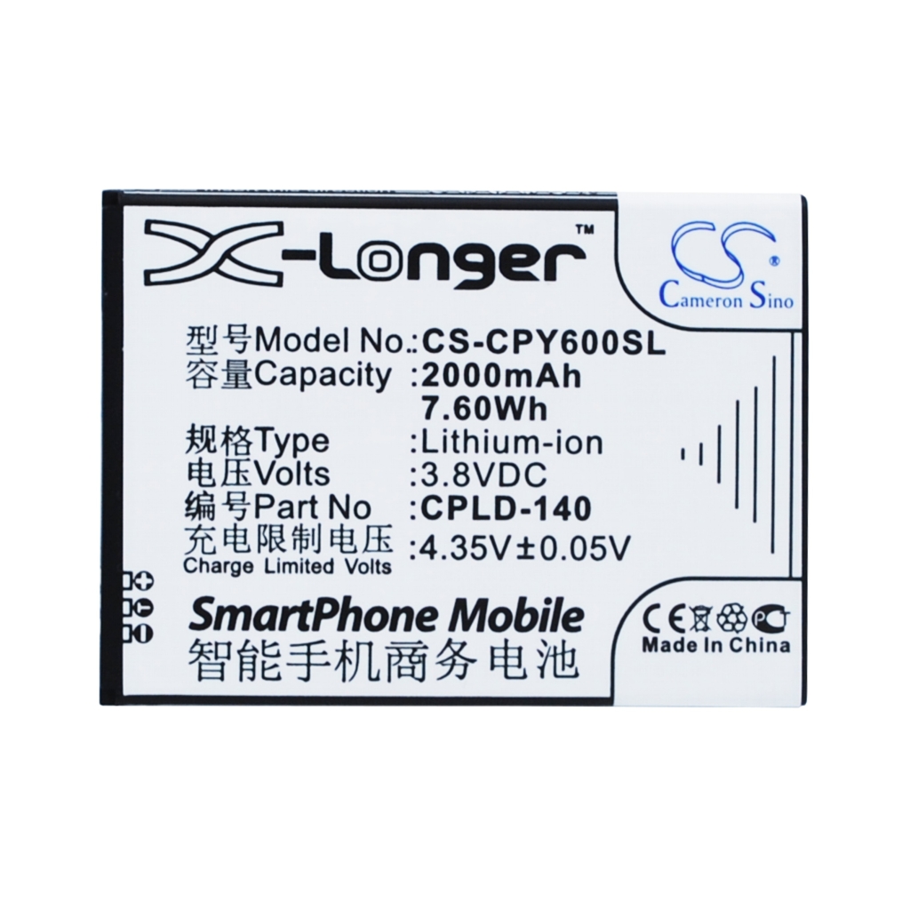 Baterie kompatibilní s Coolpad CS-CPY600SL