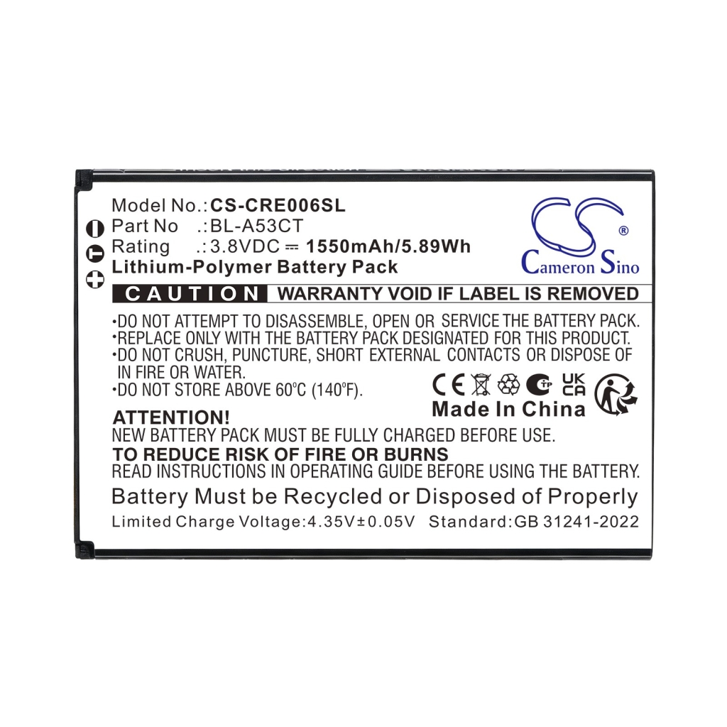 Batteries compatible with Consumer Cellular Iris Easy Flip CS-CRE006SL